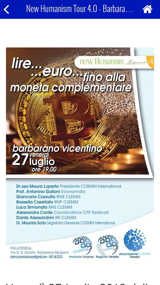, Maurizio Sarlo &#8211; &#8230;Fino alla moneta complementare&#8230;, COEMM