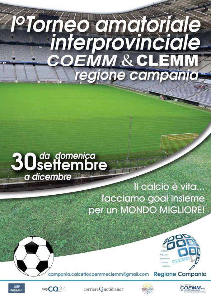 , I° Torneo amatoriale InterProvinciale COEMM &#038; CLEMM Regione Campania, COEMM