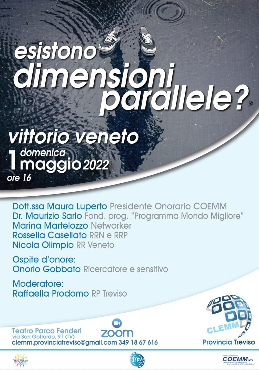 , 01 Maggio 2022 ore 16:00 Conferenza a Vittorio Veneto (TV), COEMM